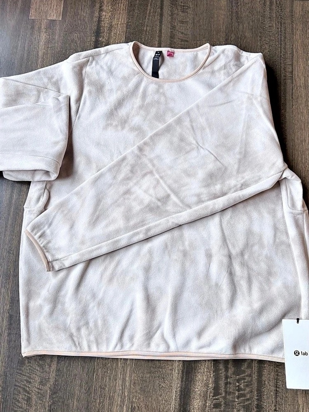 lululemon Lab Fleece Crew Pullover Fleece Crew Pullover in Pink XL NWT